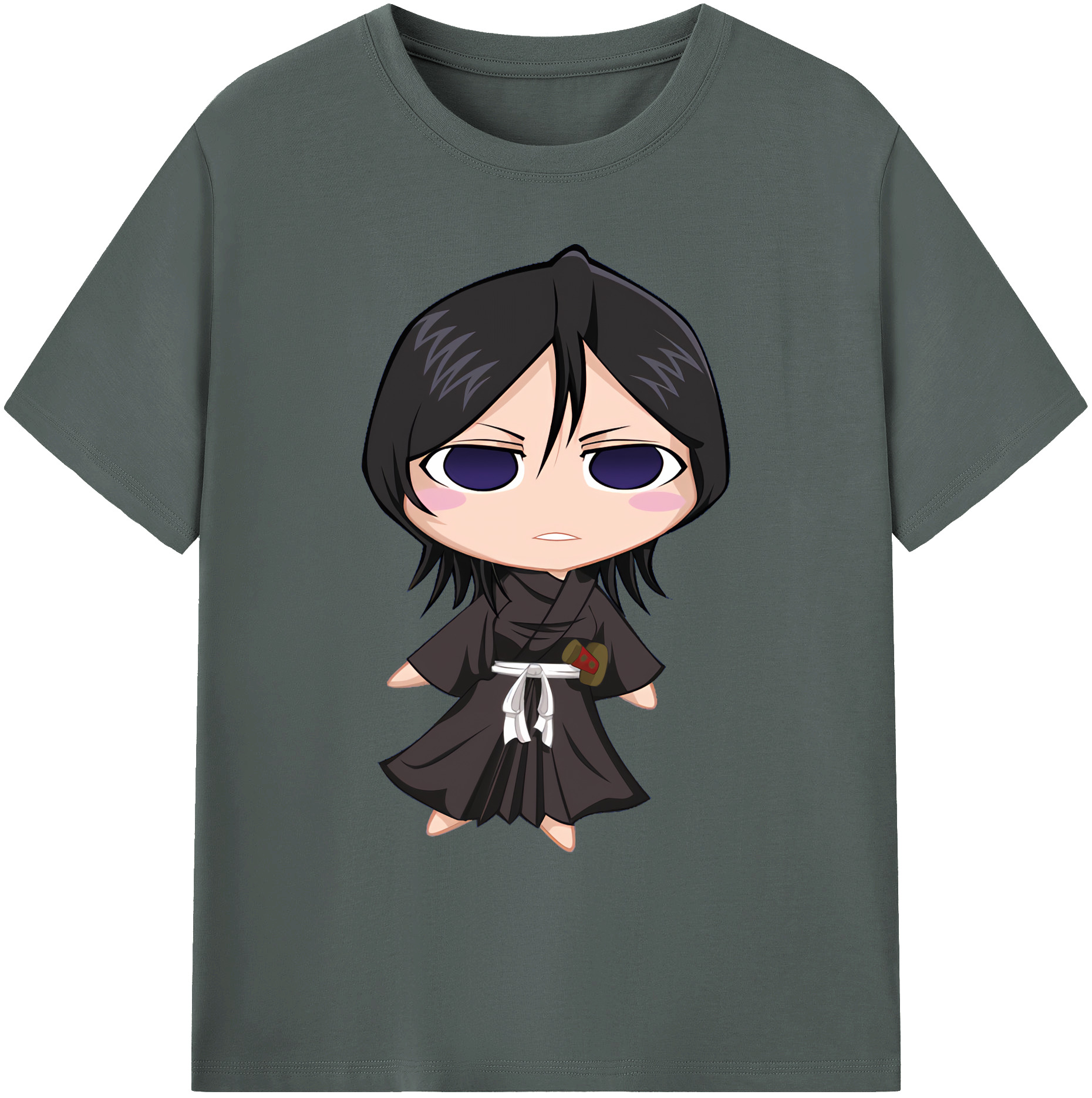 （画像用） ブリーチ 朽木ルキア BLEACH Kuchiki Rukia 綿100％ メンズ半袖Tシャツ｜肌触りやわらか＆通気性